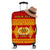 (Custom Personalised) Tonga High School Luggage Covers - Tongan Pattern LT13 Red - Polynesian Pride