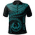 Pohnpei Polynesian Custom Polo Pohnpei Waves (Turquoise) Unisex Turquoise - Polynesian Pride