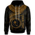 Chuuk Polynesian Custom Hoodie Chuuk Waves (Golden) Unisex Golden - Polynesian Pride