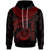 Vanuatu Polynesian Custom Hoodie Vanuatu Waves (Red) Unisex Red - Polynesian Pride