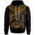 Vanuatu Polynesian Custom Hoodie Vanuatu Waves (Golden) Unisex Golden - Polynesian Pride