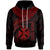 Wallis and Futuna Polynesian Custom Hoodie Wallis and Futuna Waves (Red) Unisex Red - Polynesian Pride