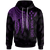 Kosrae Custom Hoodie Polynesian Wings (Purple) - Polynesian Pride