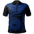 American Samoa Polynesian Custom Polo Shirt American Samoan Waves (Blue) Unisex Blue - Polynesian Pride