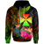 Wallis and Futuna Polynesian Custom Hoodie Hibiscus and Banana Leaves Unisex Reggae - Polynesian Pride