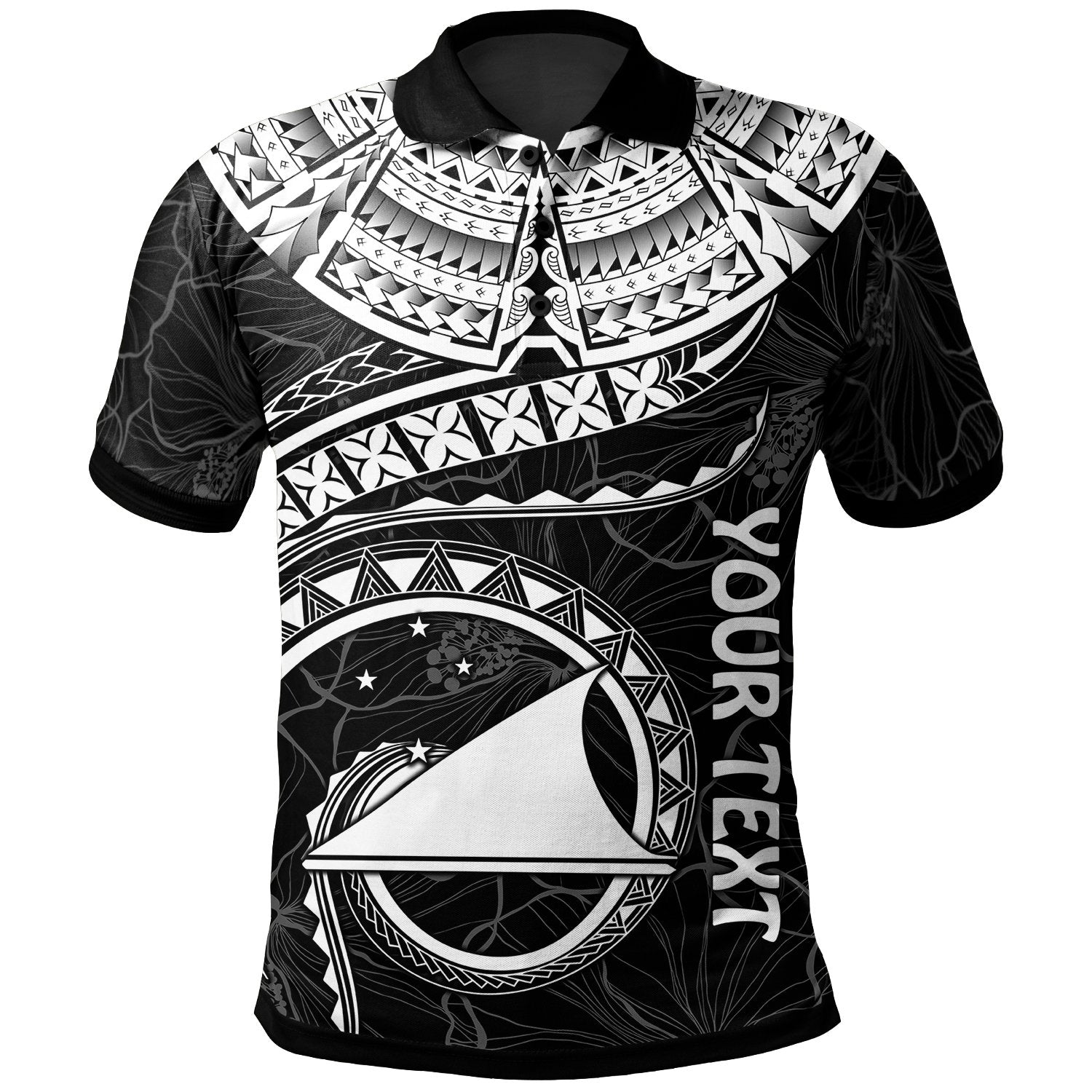 Tokelau Polynesian Custom Polo Shirt Tokelau Waves (White) Unisex White - Polynesian Pride