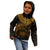 Polynesian Hawaii Custom Hoodie Hawaiian Waves (Golden) - Polynesian Pride