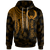 Pohnpei Custom Hoodie Polynesian Wings (Golden) Unisex Golden - Polynesian Pride