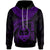 Guam Polynesian Custom Hoodie Guam Waves (Purple) Unisex Purple - Polynesian Pride