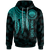 Federated States of Micronesia Custom Hoodie Polynesian Wings (Turquoise) Unisex Turquoise - Polynesian Pride