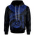 Vanuatu Polynesian Custom Hoodie Vanuatu Waves (Blue) Unisex Blue - Polynesian Pride