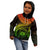 Polynesian Hawaii Custom Hoodie Hawaiian Waves (Reggae) - Polynesian Pride