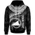 Tokelau Polynesian Custom Hoodie Tokelau Waves (White) Unisex White - Polynesian Pride