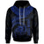 Tuvalu Polynesian Custom Hoodie Tuvalu Waves (Blue) Unisex Blue - Polynesian Pride