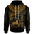 Tokelau Polynesian Custom Hoodie Tokelau Waves (Golden) Unisex Golden - Polynesian Pride