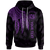 Polynesian Hawaii Custom Hoodie Polynesian Wings (Purple) Unisex Purple - Polynesian Pride