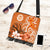 Custom Hawaii Personalised Boho Handbag - Hawaii Seal Hawaiian Spirit One Style One Size Orange - Polynesian Pride