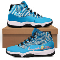 Tonga Lavengamalie College Sneaker J.11 Style No.1 LT6 Blue - Polynesian Pride
