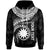 Nauru Polynesian Custom Hoodie Nauru Waves (White) Unisex White - Polynesian Pride