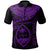 Guam Polynesian Custom Polo Shirt Guam Waves (Purple) Unisex Purple - Polynesian Pride