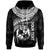 Tonga Polynesian Custom Hoodie Tonga Waves (White) Unisex Black - Polynesian Pride