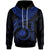 Marshall Islands Polynesian Custom Hoodie Marshall Islands Waves (Blue) Unisex Blue - Polynesian Pride