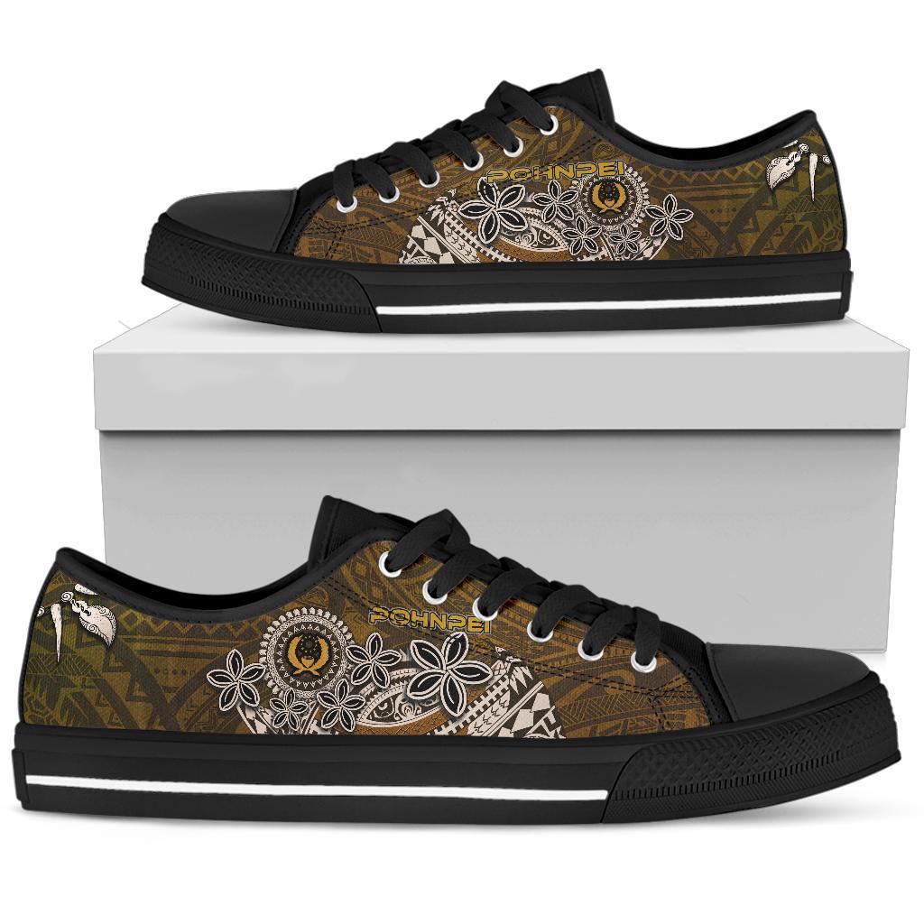 Pohnpei Low Top Shoes - Polynesian Boar Tusk - Polynesian Pride