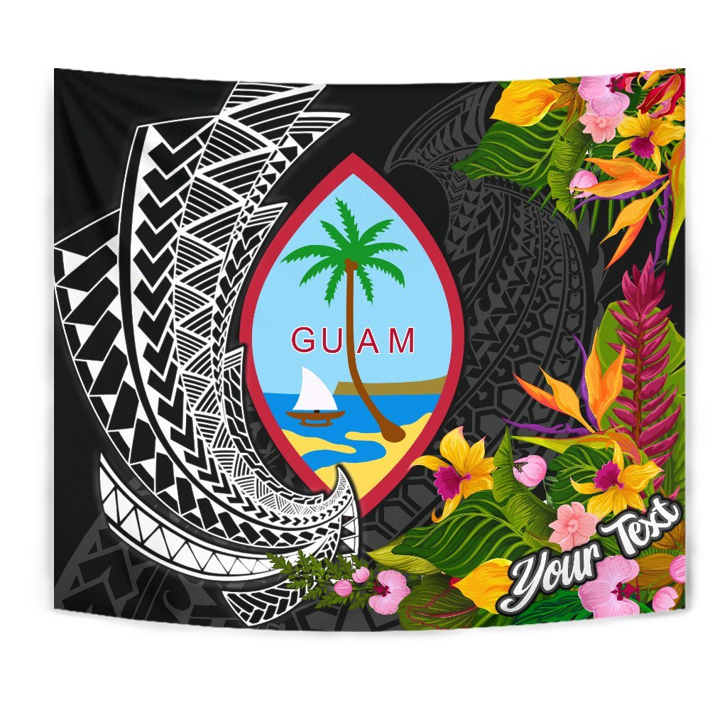 Guam Tapestrys - Custom Personalised Seal Spiral Polynesian Patterns - Polynesian Pride