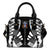 Norfolk Island Shoulder Handbag - Polynesian Tattoo Black One Size Black - Polynesian Pride