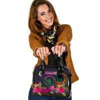 Palau Personalised Shoulder Handbag - Summer Hibiscus One Size Reggae - Polynesian Pride