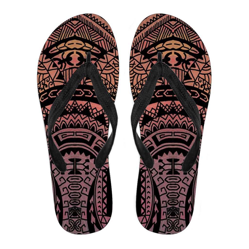 Polynesian 03 Flip Flops Men Black - Polynesian Pride