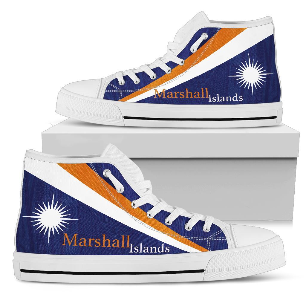 Marshall High Top Shoe - Flag With Patterns - Polynesian Pride