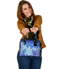 Personalized - Hawaii Turtle Jellyfish Coral Galaxy Shoulder Handbag - Polynesian Pride