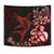 Marlin Polynesian Tapestry Hibiscus Polynesian Red - Polynesian Pride