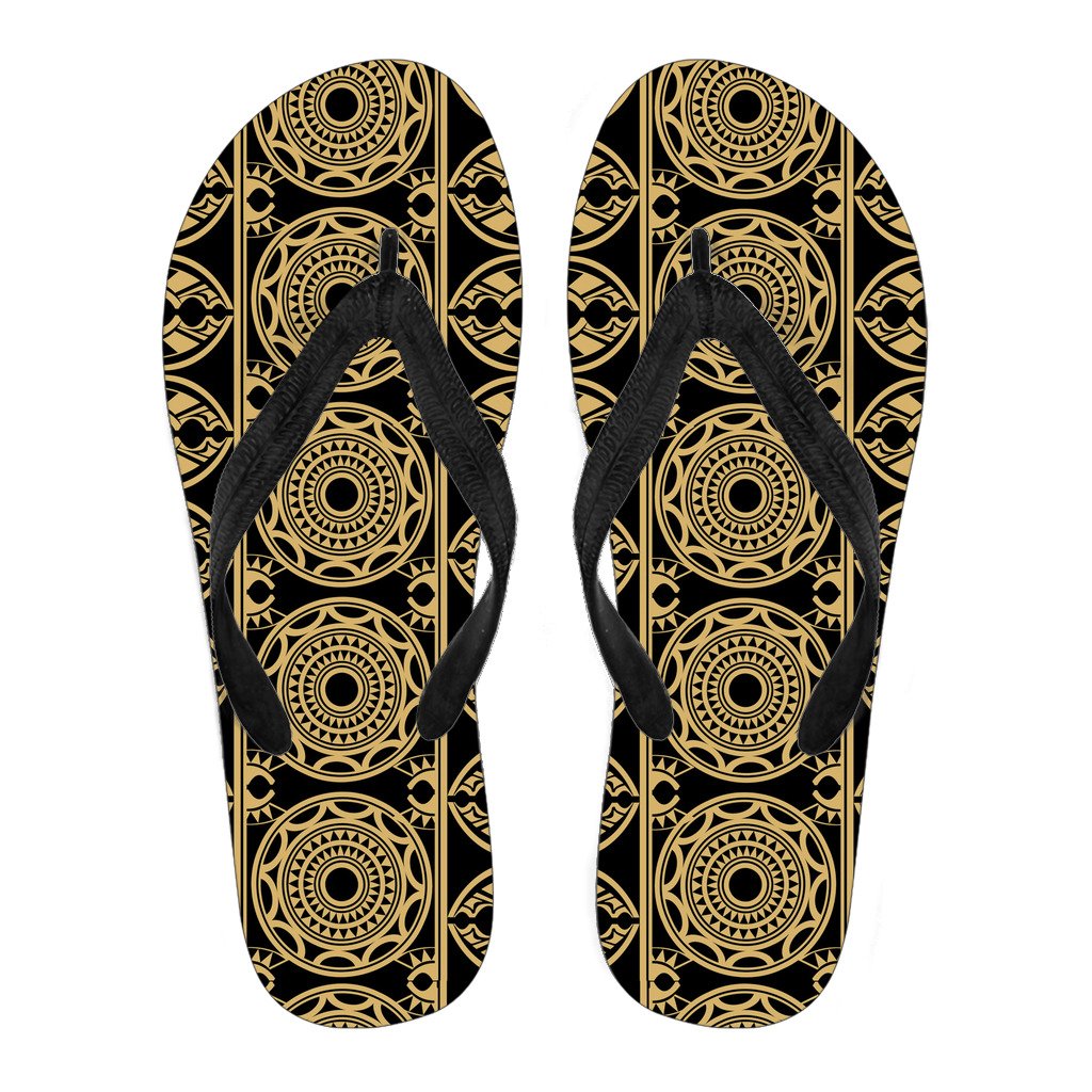 Polynesian 35 Flip Flops Women Black - Polynesian Pride