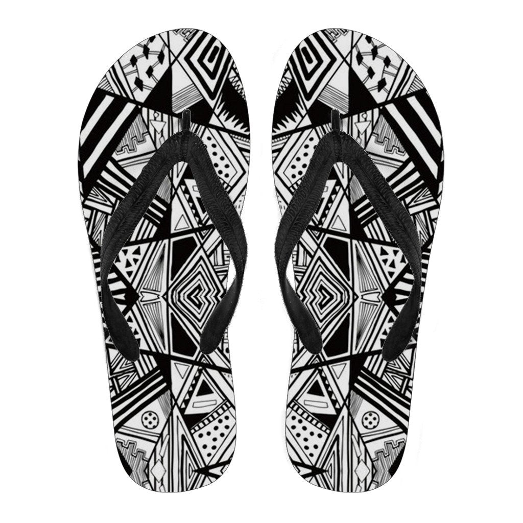 Polynesian 17 Flip Flops Men Black - Polynesian Pride