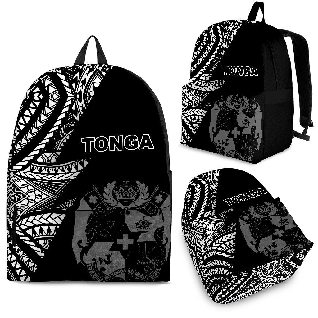 Tonga Backpack Flash Black Black - Polynesian Pride