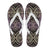 Polynesian Flip Flops Blur Men's Flip Flops White - Polynesian Pride