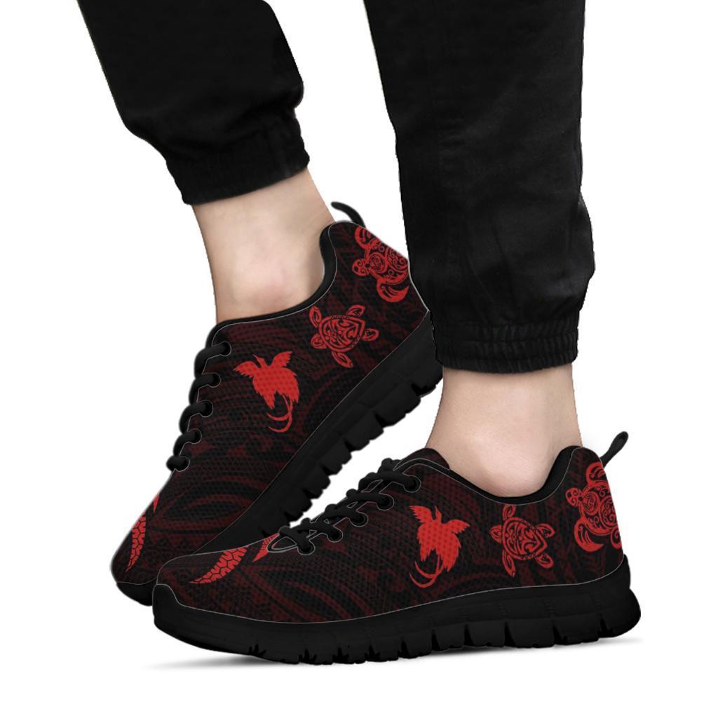 Papua New Guinea Sneakers - Red Tentacle Turtle - Polynesian Pride