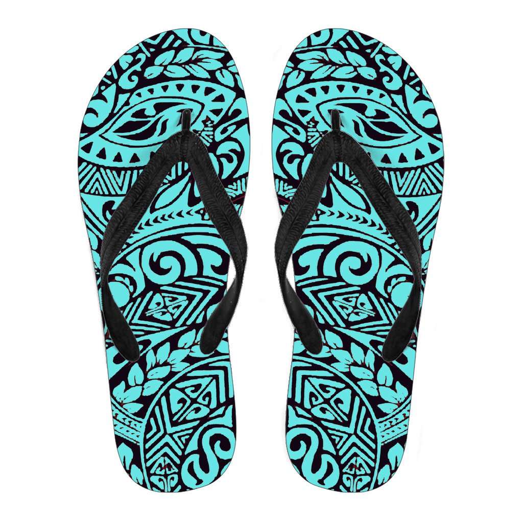 Polynesian 44 Flip Flops Women Black - Polynesian Pride