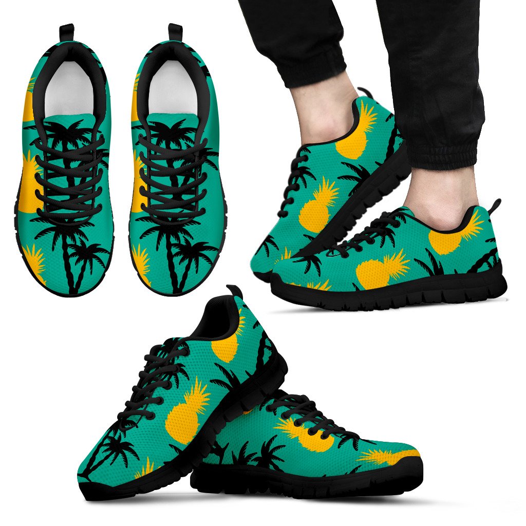 Hawaiian Tribal Sneakers 23 - J7 Men's Sneakers Black - Polynesian Pride