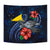 Tokelau Polynesian Tapestry - Blue Turtle Hibiscus - Polynesian Pride