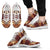 Samoa Sneakers - Samoan Siapo Style - K5 Unisex White - Polynesian Pride