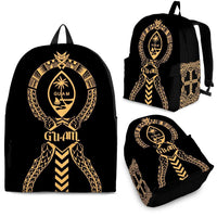 Guam Backpack - Micronesian Tribal One Style Gold - Polynesian Pride