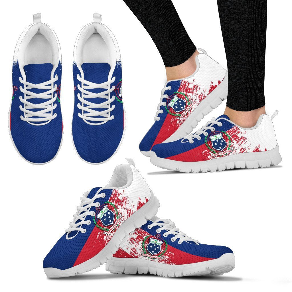 Samoa Sneakers - Samoa Coat Of Arms Special - A5 - Polynesian Pride