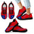 Samoa Sneakers - Samoa Flag Coat Of Arms Polynesian Style - Polynesian Pride