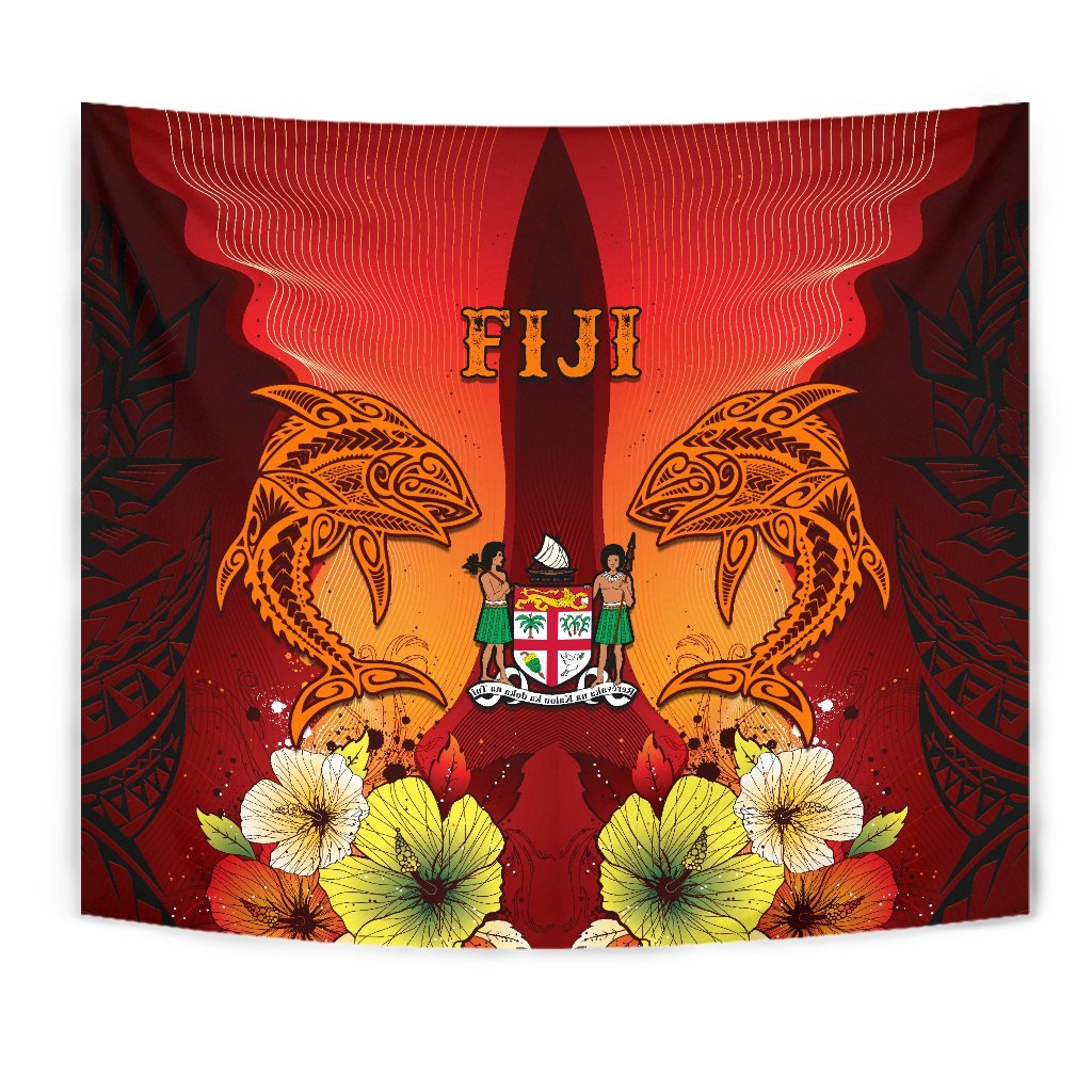 Fiji Tapestries - Tribal Tuna Fish - Polynesian Pride