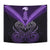 Maori Manaia New Zealand Tapestry Purple - Polynesian Pride