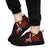 Papua New Guinea Polynesian Sneakers - Coat Of Arm With Hibiscus - Polynesian Pride