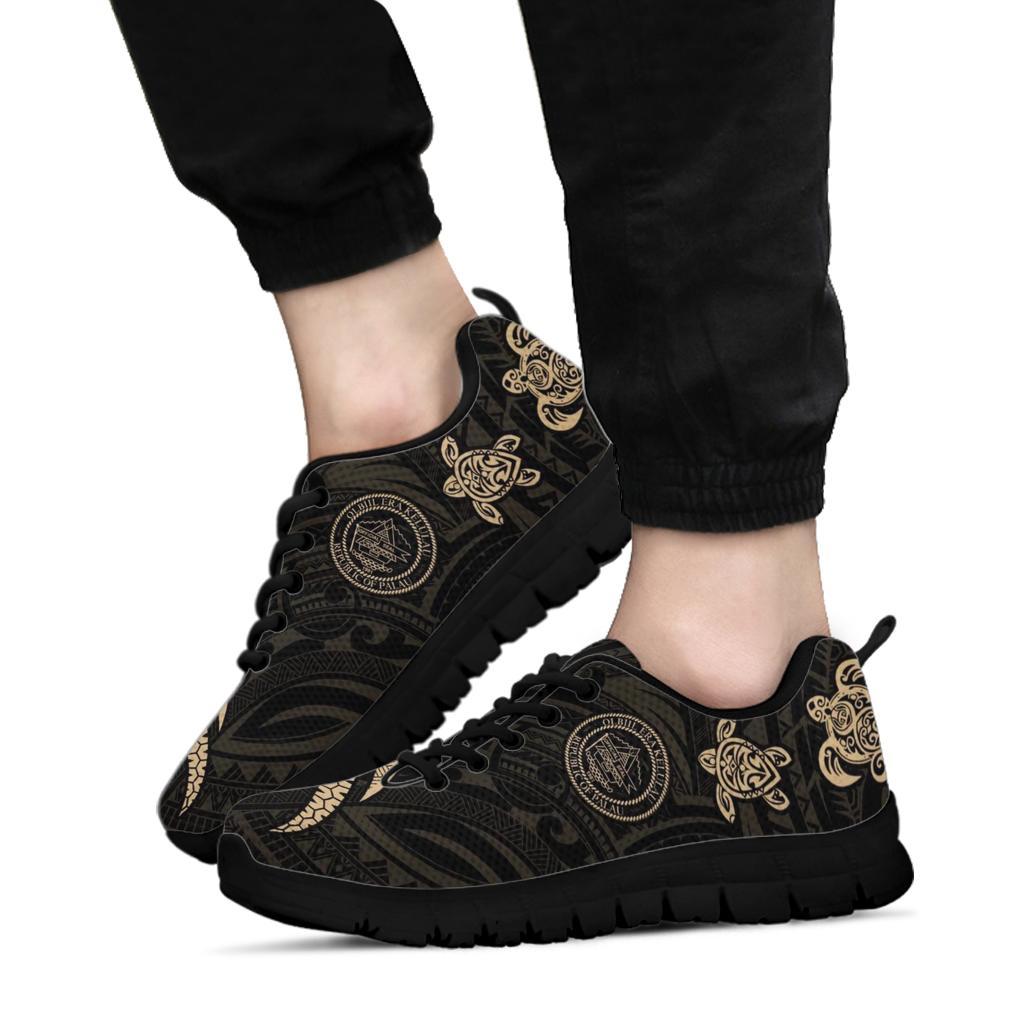 Palau Sneakers - Gold Tentacle Turtle - Polynesian Pride